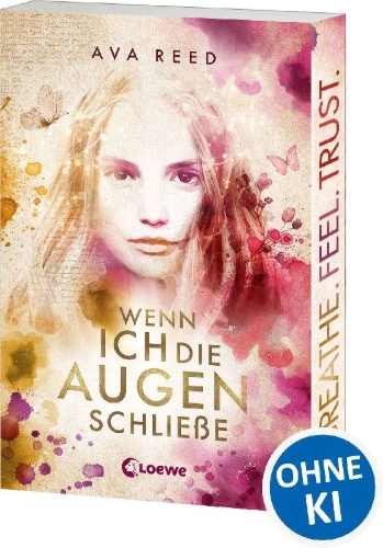 Buchcover und Innenansicht für das Buch: Wenn ich die Augen schließe