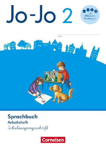 Buchcover und Innenansicht für das Buch: Jo-Jo Sprachbuch 2. Schuljahr. Arbeitsheft in Schulausgangsschrift