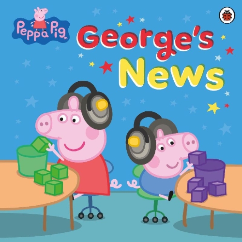 Buchcover und Innenansicht für das Buch: Peppa Pig: George's News
