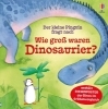 Buchcover und Innenansicht für das Buch: Der kleine Pinguin fragt nach: Wie groß waren Dinosaurier?