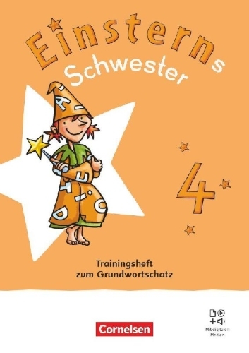 Buchcover und Innenansicht für das Buch: Einsterns Schwester 4. Schuljahr. Trainingsheft zum Grundwortschatz - Leihmaterial