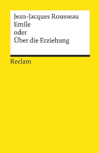 Buchcover und Innenansicht für das Buch: Emile oder Über die Erziehung