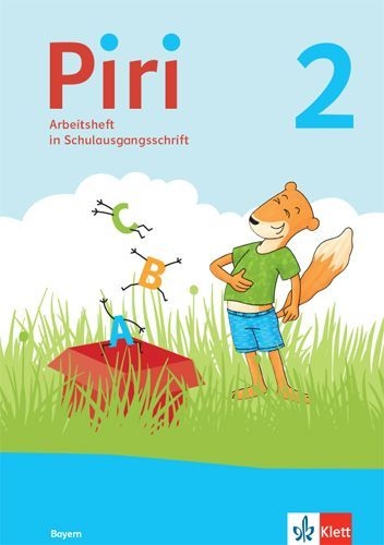 Buchcover und Innenansicht für das Buch: Piri 2. Arbeitsheft in Schulausgangsschrift Klasse 2. Ausgabe Bayern