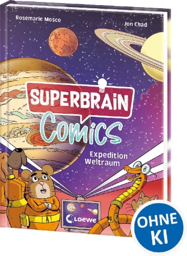 Buchcover und Innenansicht für das Buch: Science Comics - Solar System
