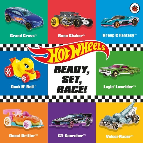 Buchcover und Innenansicht für das Buch: Hot Wheels: Ready, Set, Race!