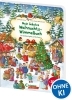 Buchcover und Innenansicht für das Buch: Mein liebstes Weihnachts-Wimmelbuch