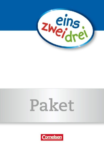 Buchcover und Innenansicht für das Buch: eins zwei drei 1. Schuljahr. Arbeitshefte A und B