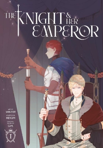 Buchcover und Innenansicht für das Buch: The Knight and Her Emperor, Volume 1
