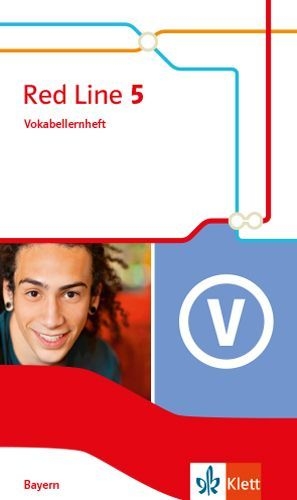 Buchcover und Innenansicht für das Buch: Red Line 5. Vokabellernheft Klasse 9.  Ausgabe Bayern