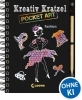Buchcover und Innenansicht für das Buch: Kreativ-Kratzel Pocket Art: Fashion