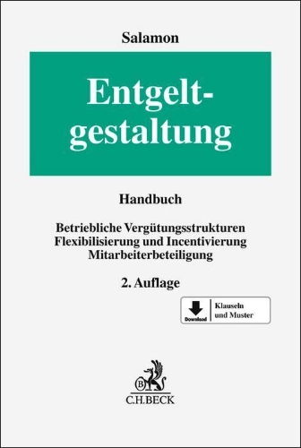 Buchcover und Innenansicht für das Buch: Entgeltgestaltung