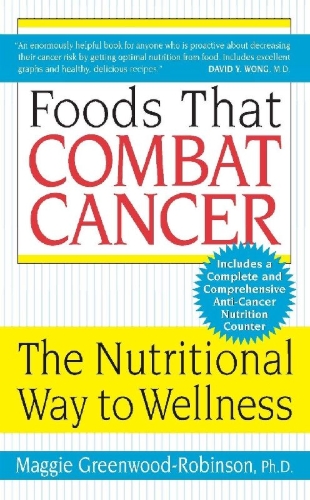 Buchcover und Innenansicht für das Buch: Foods That Combat Cancer