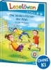 Buchcover und Innenansicht für das Buch: Leselöwen 2. Klasse - Die besten Kicker der Welt