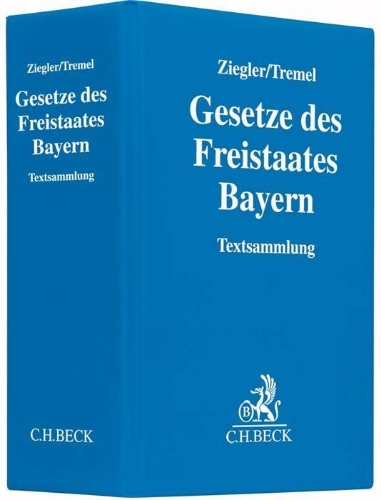 Buchcover und Innenansicht für das Buch: Gesetze des Freistaates Bayern (mit Fortsetzungsnotierung). Inkl. 158. Ergänzungslieferung