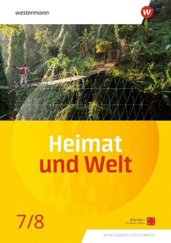 Buchcover und Innenansicht für das Buch: Heimat und Welt 7 / 8. Schulbuch. Für Mecklenburg-Vorpommern