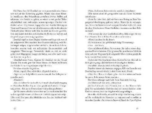 Buchcover und Innenansicht für das Buch: Der Club der dichtenden Polizisten