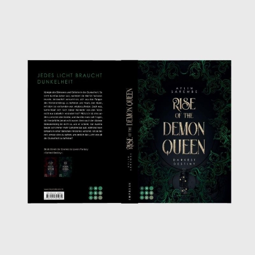 Buchcover und Innenansicht für das Buch: Rise of the Demon Queen (Darkest Destiny 2)