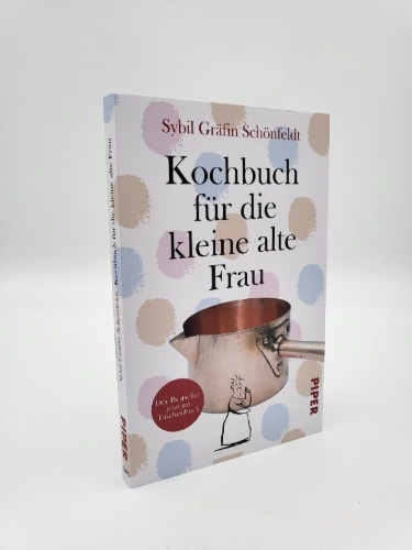 Buchcover und Innenansicht für das Buch: Kochbuch für die kleine alte Frau