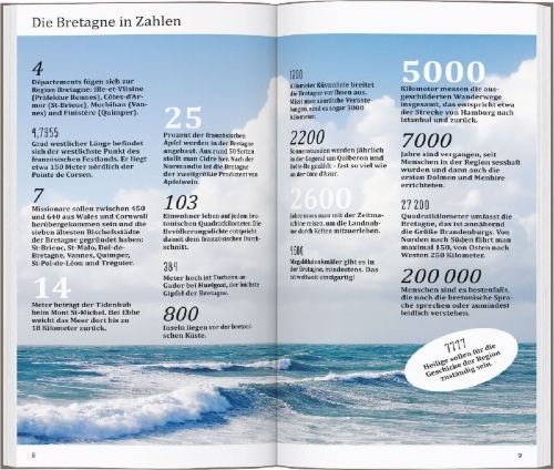 Buchcover und Innenansicht für das Buch: DUMONT direkt Reiseführer Bretagne