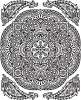 Buchcover und Innenansicht für das Buch: Mein Farbenzauber-Malbuch: Mandalas