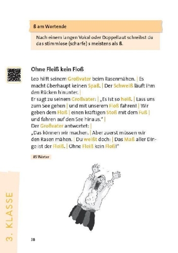 Buchcover und Innenansicht für das Buch: 150 Diktate 2. bis 4. Klasse: Regeln und Texte zum Üben
