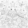 Buchcover und Innenansicht für das Buch: Mein Malblock: Frohe Ostern