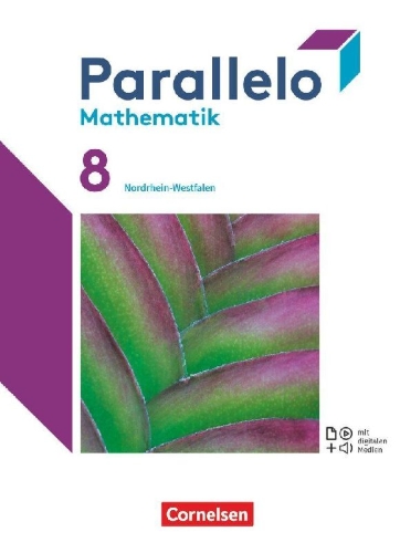 Buchcover und Innenansicht für das Buch: Parallelo 8. Schuljahr. Nordrhein-Westfalen - Schülerbuch