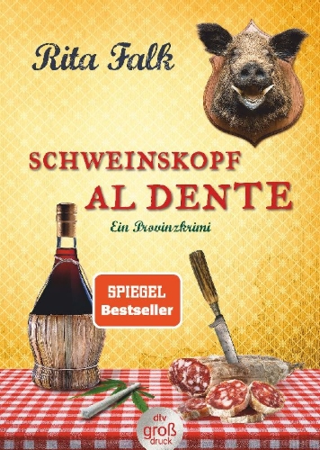 Buchcover und Innenansicht für das Buch: Schweinskopf al dente