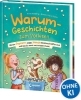 Buchcover und Innenansicht für das Buch: Warum-Geschichten zum Vorlesen - Warum Popcorn poppt, Hunde Meisterschnüffler sind und was du sonst noch wissen musst