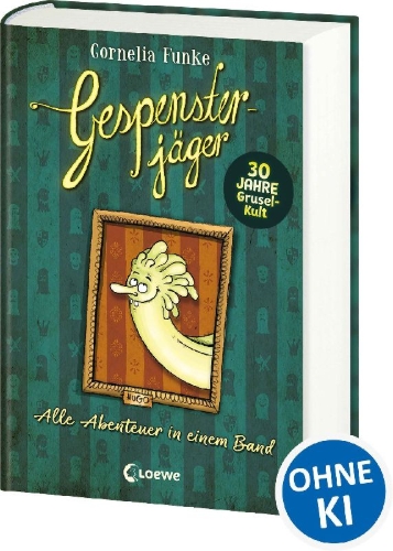 Buchcover und Innenansicht für das Buch: Gespensterjäger