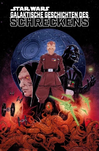 Buchcover und Innenansicht für das Buch: Star Wars Comics: Galaktische Geschichten des Schreckens