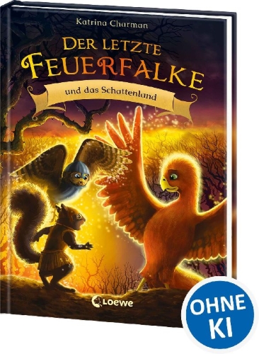 Buchcover und Innenansicht für das Buch: The last Firehawk - The Shadowlands