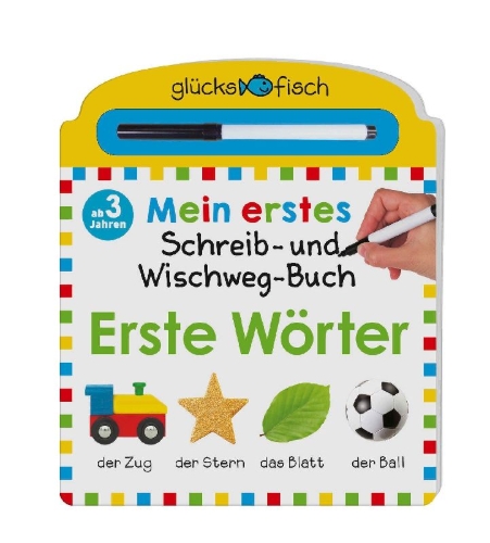 Buchcover und Innenansicht für das Buch: My First Wipe Clean: Words
