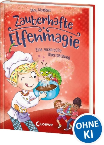 Buchcover und Innenansicht für das Buch: Zauberhafte Elfenmagie (Band 3) - Eine zuckersüße Überraschung