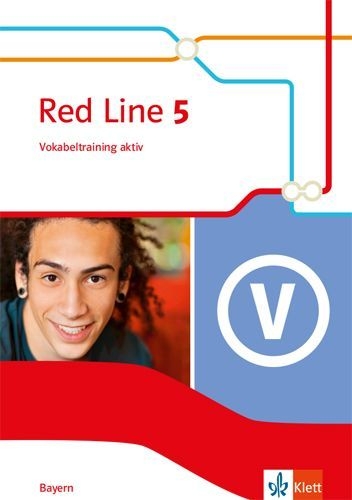 Buchcover und Innenansicht für das Buch: Red Line 5. Vokabeltraining aktiv Klasse 9. Ausgabe Bayern
