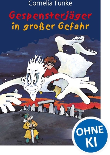 Buchcover und Innenansicht für das Buch: Gespensterjäger in großer Gefahr (Band 4)