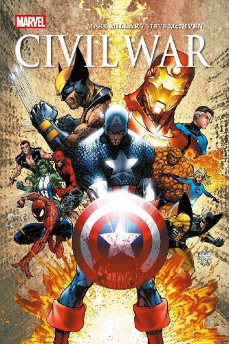 Buchcover und Innenansicht für das Buch: Civil War (2006) #1-#7