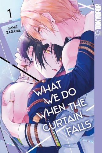 Buchcover und Innenansicht für das Buch: What We Do When the Curtain Falls 01