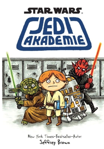 Buchcover und Innenansicht für das Buch: US-STAR WARS: Jedi Academy