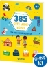 Buchcover und Innenansicht für das Buch: 365 jeux 4+