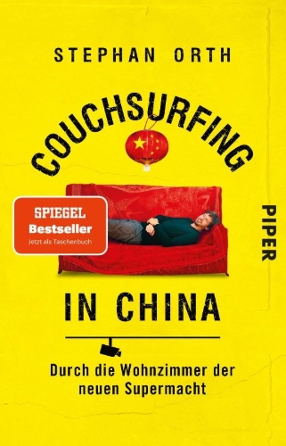 Buchcover und Innenansicht für das Buch: Couchsurfing in China