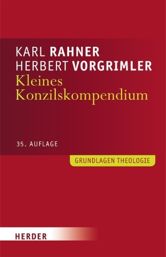 Buchcover und Innenansicht für das Buch: Kleines Konzilskompendium