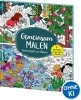 Buchcover und Innenansicht für das Buch: Mes 2 Posters Géants / Super Coloriages Gèants / Super Giant Coloring Books