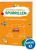 Buchcover und Innenansicht für das Buch: Zeichnen lernen mit Spurrillen - Für Kindergartenkinder