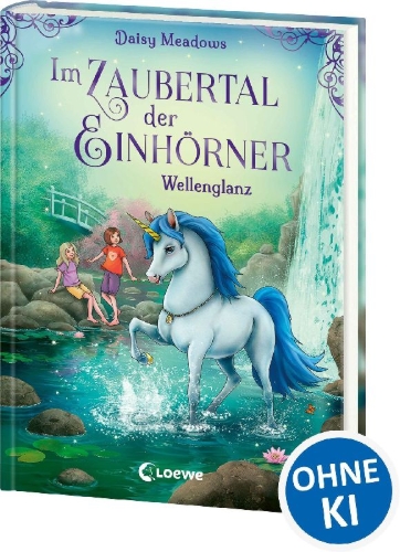 Buchcover und Innenansicht für das Buch: Unicorn Magic. Sparklesplash meets the Mermaids