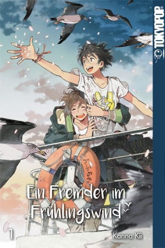 Buchcover und Innenansicht für das Buch: Ein Fremder im Frühlingswind 01