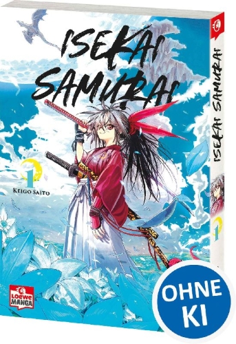 Buchcover und Innenansicht für das Buch: Isekai Samurai