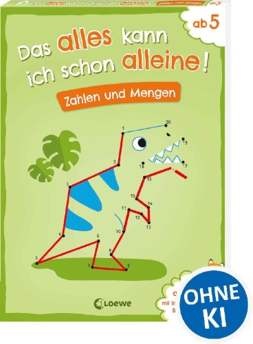 Buchcover und Innenansicht für das Buch: Das alles kann ich schon alleine! Zahlen und Mengen