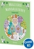 Buchcover und Innenansicht für das Buch: Magischer Mandalazauber - Zauberwald