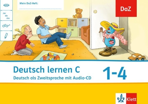 Buchcover und Innenansicht für das Buch: Mein Anoki-Übungsheft. Oscar. Deutsch lernen C. Deutsch als Zweitsprache. Arbeitsheft 1.-4. Schuljahr